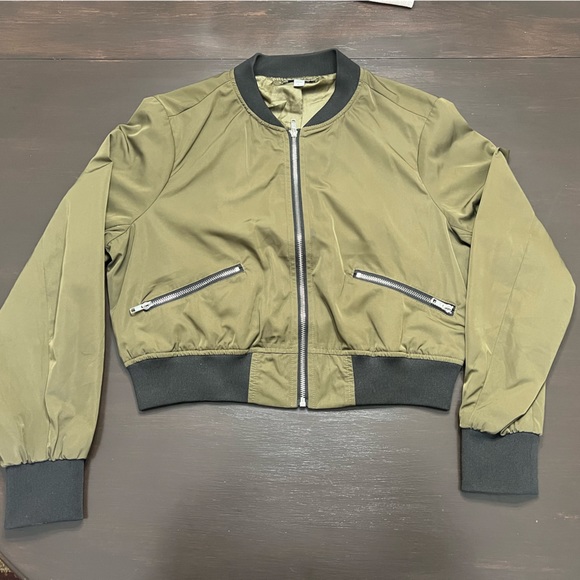 Casting LA Olive Green Bomber Jacket - Picture 1 of 3